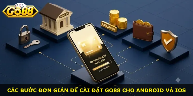 Các bước đơn giản để cài đặt Go88 cho Android và iOS