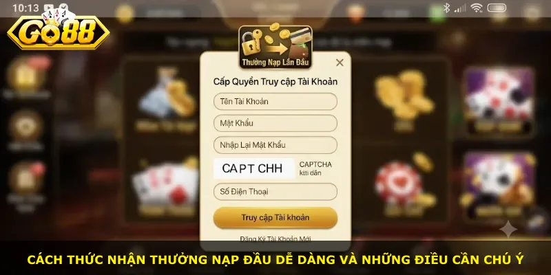 Cách thức nhận thưởng nạp đầu dễ dàng và những điều cần chú ý
