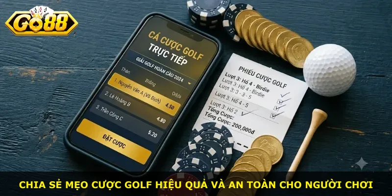 Chia sẻ mẹo cược Golf hiệu quả và an toàn cho người chơi