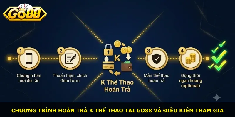 Chương trình hoàn trả K Thể Thao tại Go88 và điều kiện tham gia