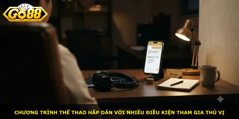 Chương trình thể thao hấp dẫn với nhiều điều kiện tham gia thú vị