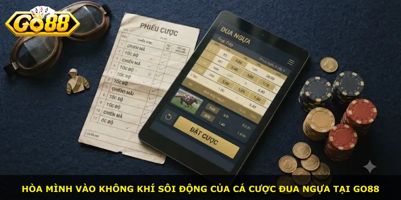Hòa mình vào không khí sôi động của cá cược đua ngựa tại Go88