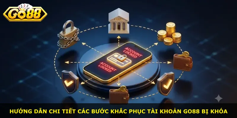 Hướng dẫn chi tiết các bước khắc phục tài khoản Go88 bị khóa