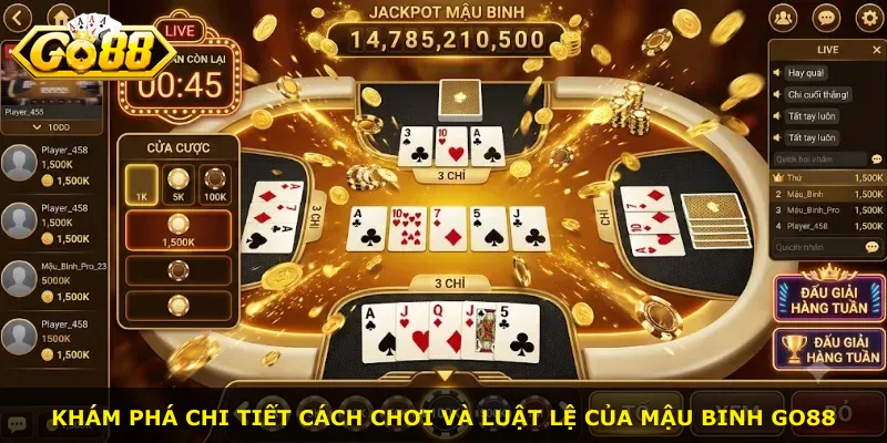 Khám phá chi tiết cách chơi và luật lệ của Mậu Binh Go88