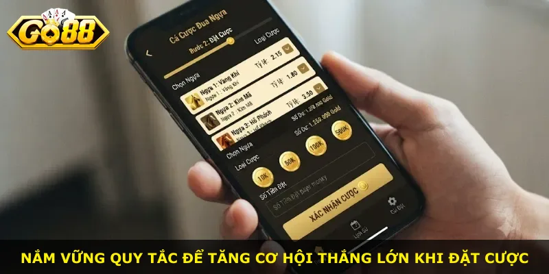 Nắm vững quy tắc để tăng cơ hội thắng lớn khi đặt cược