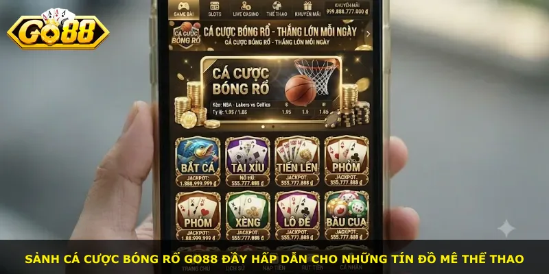 Sảnh cá cược bóng rổ Go88 đầy hấp dẫn cho những tín đồ mê thể thao