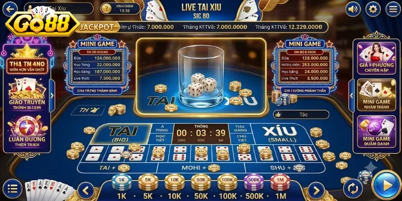 Tài Xỉu Cân Cửa Go88 Trải Nghiệm Cực Cuốn Cho Dân Chơi Yêu Thử Thách