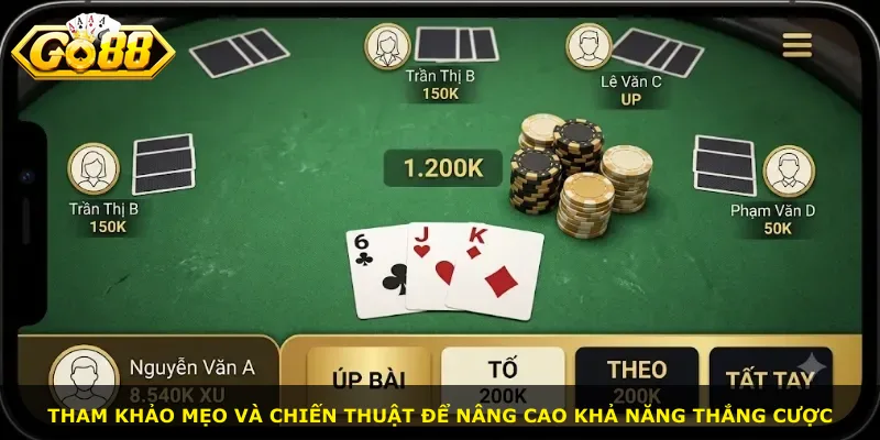 Tham khảo mẹo và chiến thuật để nâng cao khả năng thắng cược